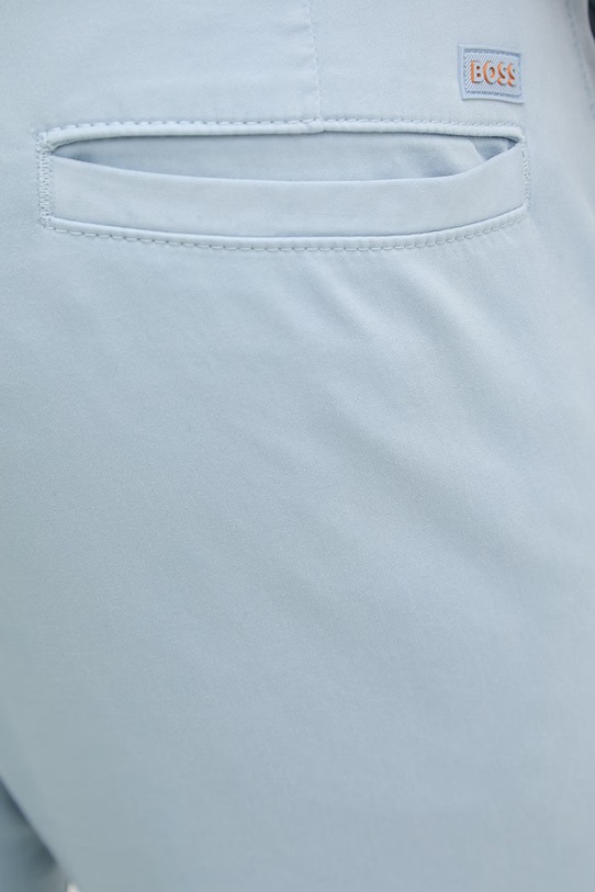 Kalhoty BOSS Orange modrá 50534378