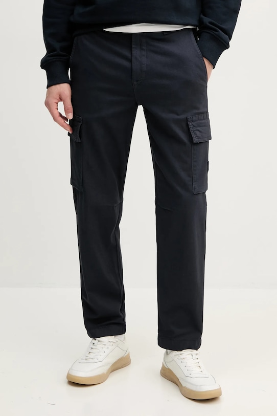 BOSS Orange pantaloni panza bleumarin 50536882