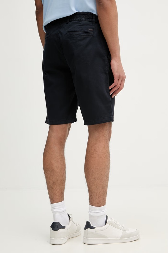 Odzież BOSS Orange szorty chino męskie bawełniane z elastanem 50536885 granatowy