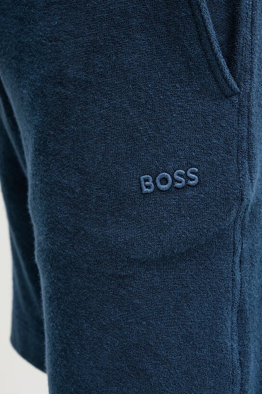 BOSS Orange pantaloni scurți din bumbac bleumarin 50539868