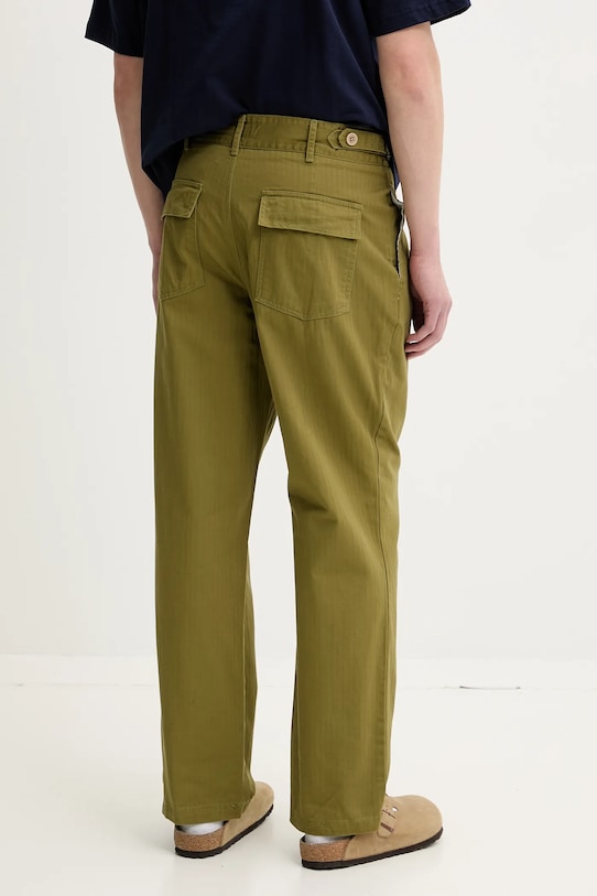 Ruházat Desigual pamut nadrág BANKER 25SMPW01 zöld