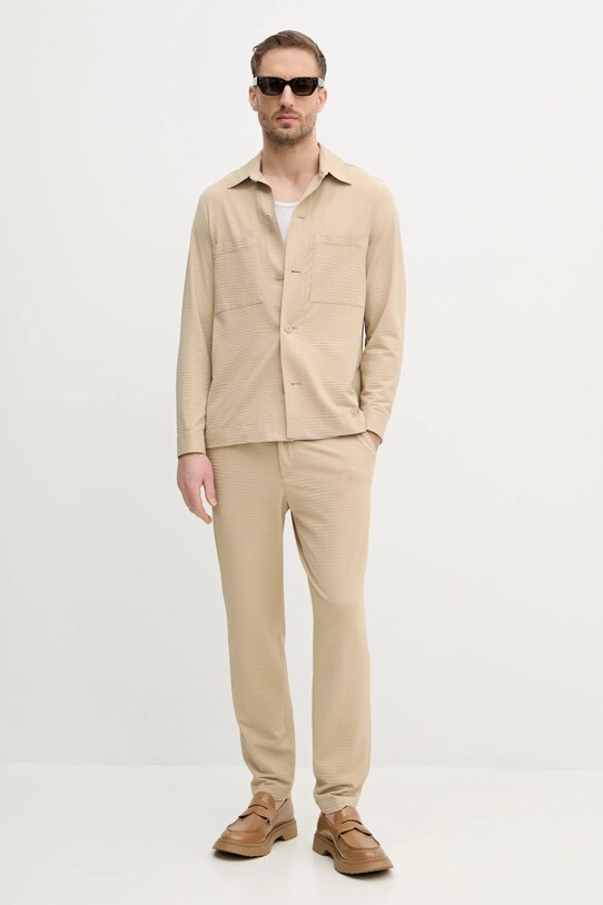 BOSS pantaloni 50540687 bej SS25