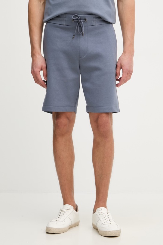 BOSS къс панталон тип анцуг мъжки с памук син 50537277