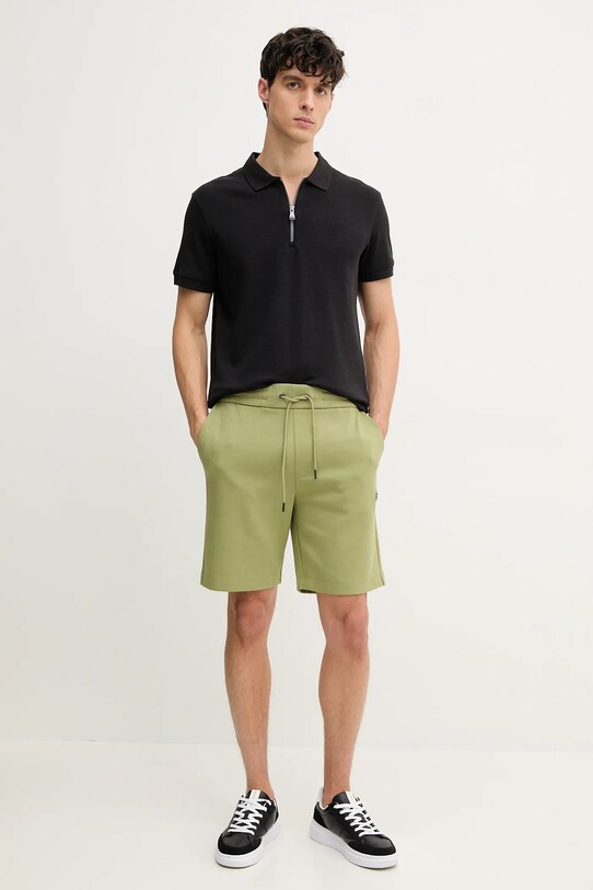 BOSS pantaloni scurti 50537277 verde SS25
