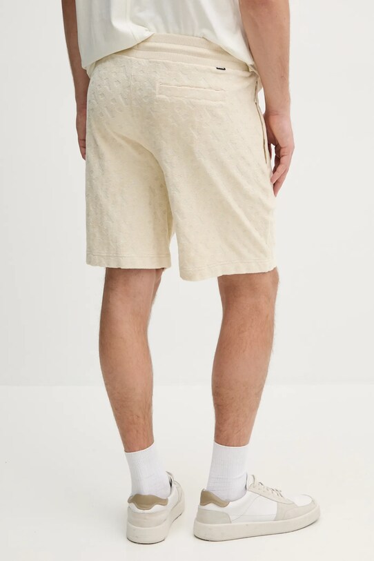 Oblečenie Bavlnené šortky BOSS 50538636 béžová