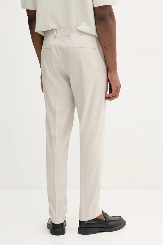 Îmbrăcăminte Calvin Klein pantaloni din amestec de in K10K114400 bej