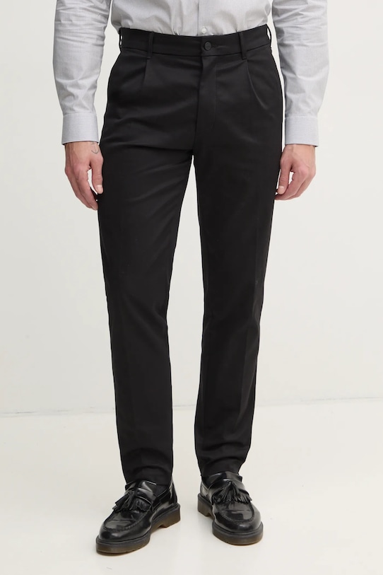 Kalhoty Calvin Klein chinos černá K10K114104