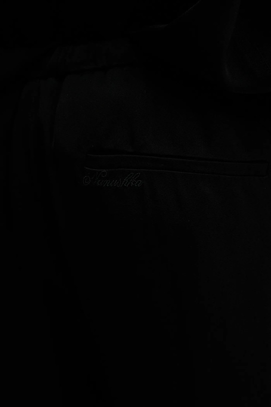 Nanushka pantaloni DEMIS NM25SSPA11399 negru