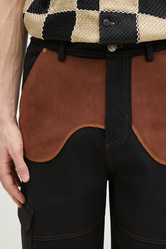 Дънки Andersson Bell Inside Out Cargo черен apa785m