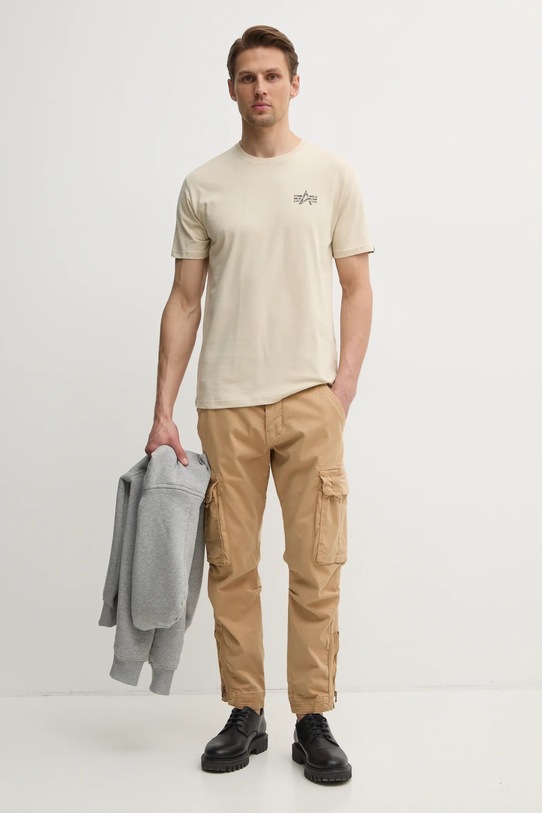 Kalhoty Alpha Industries Task Force Pant 106203. béžová SS25