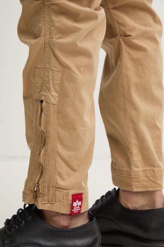 Hlače Alpha Industries Task Force Pant bež 106203.