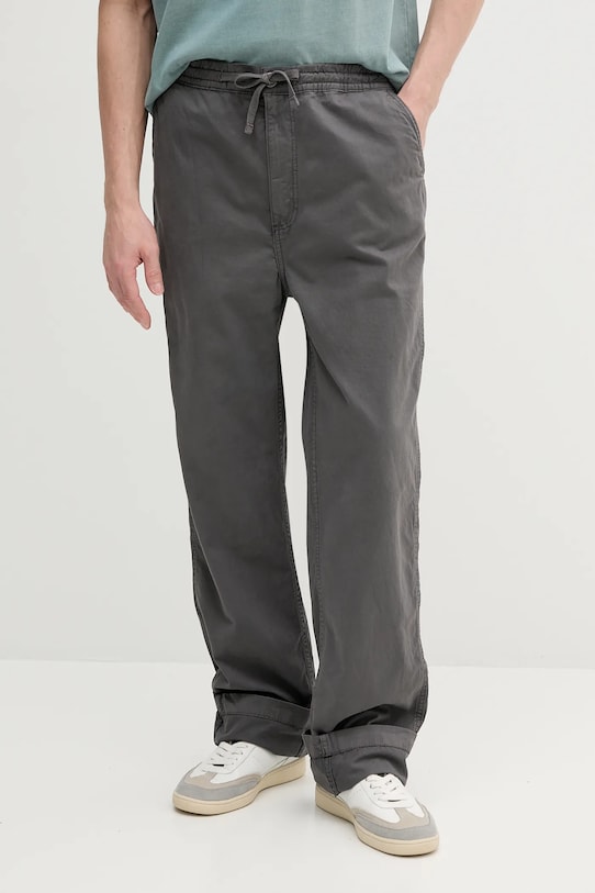 Alpha Industries pamut nadrág Basic Cotton Pants szövet szürke 156214
