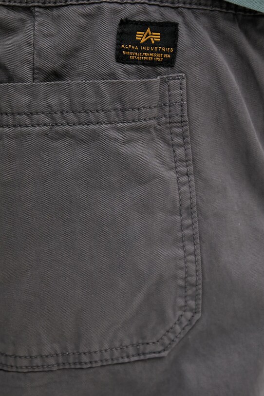 Alpha Industries pamut nadrág Basic Cotton Pants szürke 156214
