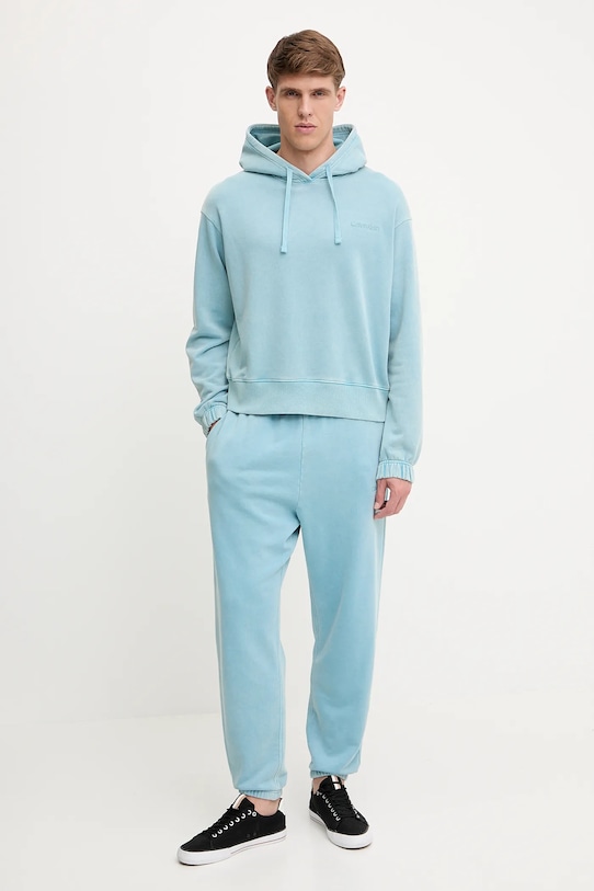 Calvin Klein Underwear spodnie dresowe LV00NM2895 turkusowy SS25
