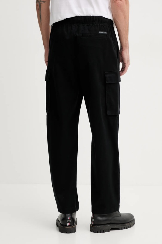 Ρούχα Παντελόνι Calvin Klein Jeans LV040EM616 μαύρο