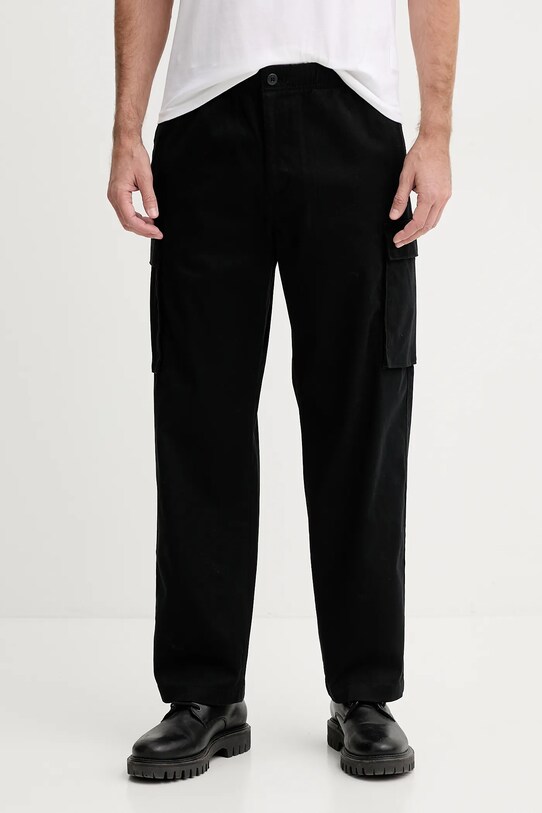 Calvin Klein Jeans spodnie z elastanem czarny LV040EM616