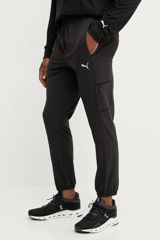 Tréningové nohavice Puma Flex Trend s elastanom čierna 526670