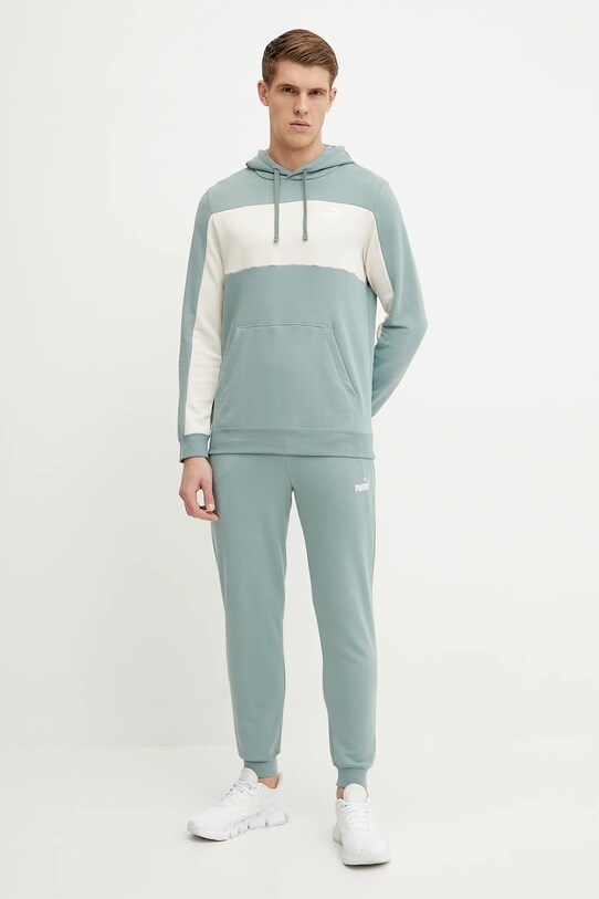 Puma pantaloni de trening 684714 verde SS25