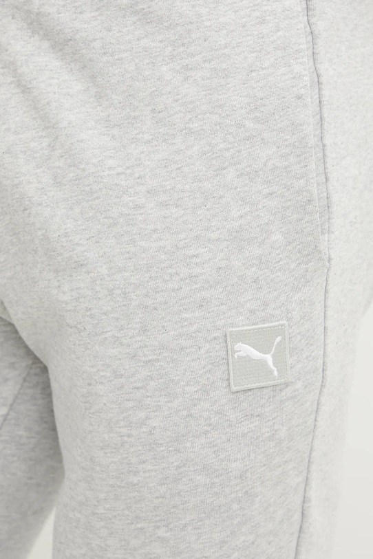 Puma pantaloni tuta di cotone grigio 684729