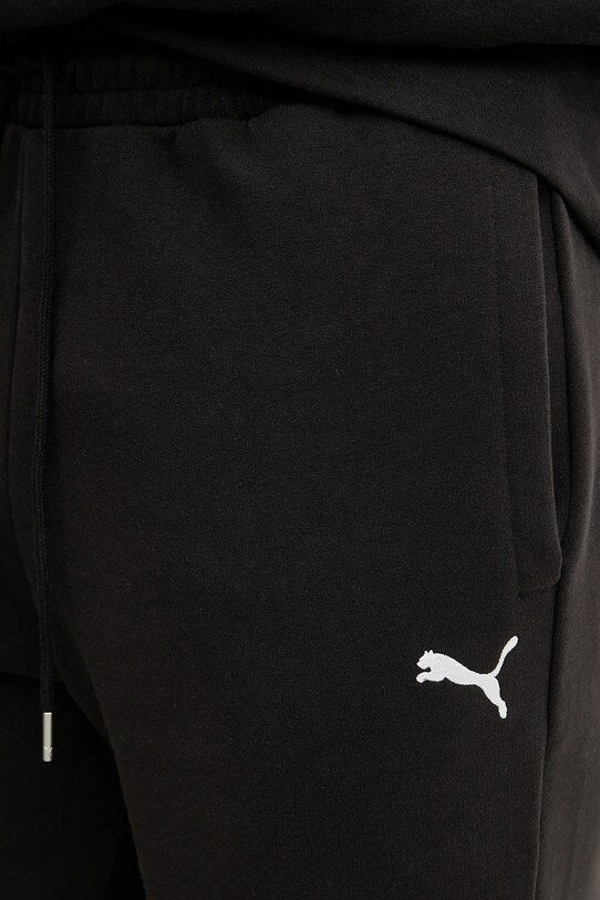 Puma spodnie dresowe bawełniane czarny 629651