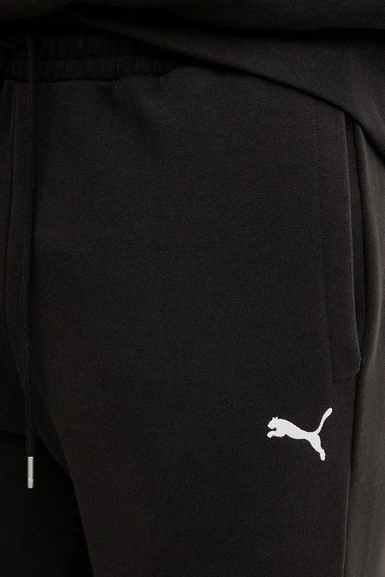 Puma pantaloni de trening din bumbac negru 629651
