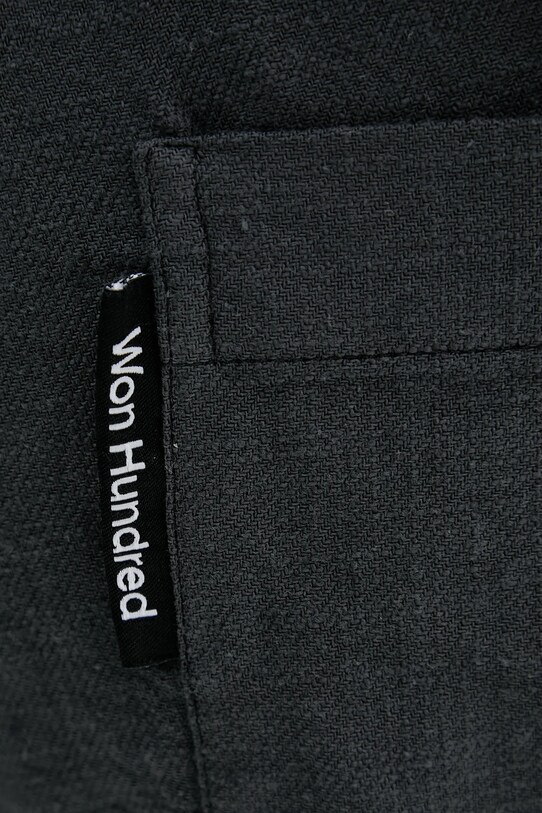Won Hundred pantaloni de bumbac gri 3562.14234