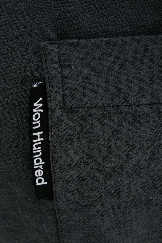 Памучен панталон Won Hundred сив 3562.14234