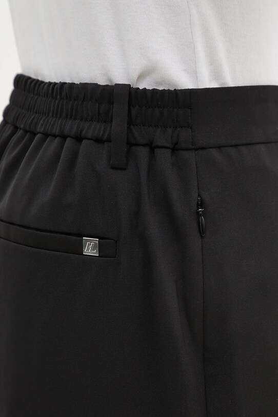 Шерстяные брюки Helmut Lang Relaxed Trouser.Suit чёрный O09HM205