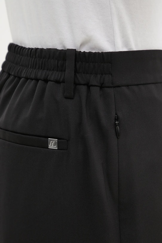 Vunene hlače Helmut Lang Relaxed Trouser.Suit crna O09HM205