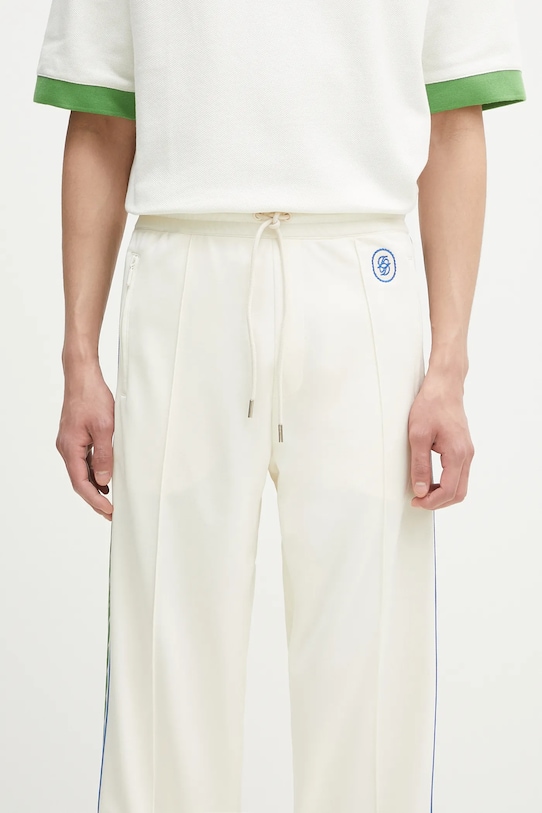 Спортивні штани Drôle de Monsieur Le Track Pants Tresse бежевий G.SP007.PL135.OW