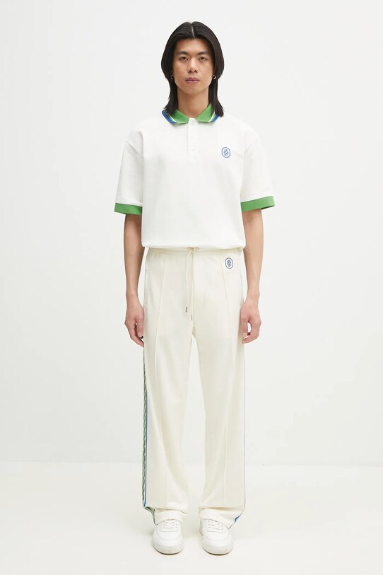 Drôle de Monsieur spodnie dresowe Le Track Pants Tresse G.SP007.PL135.OW beżowy