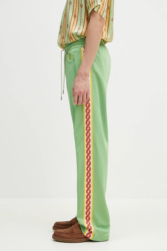 Donji dio trenirke Drôle de Monsieur Le Track Pants Tresse G.SP007.PL135.AV zelena SS25