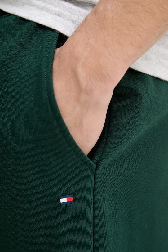 Tommy Hilfiger spodnie dresowe męskie bawełniane zielony MW0MW37236