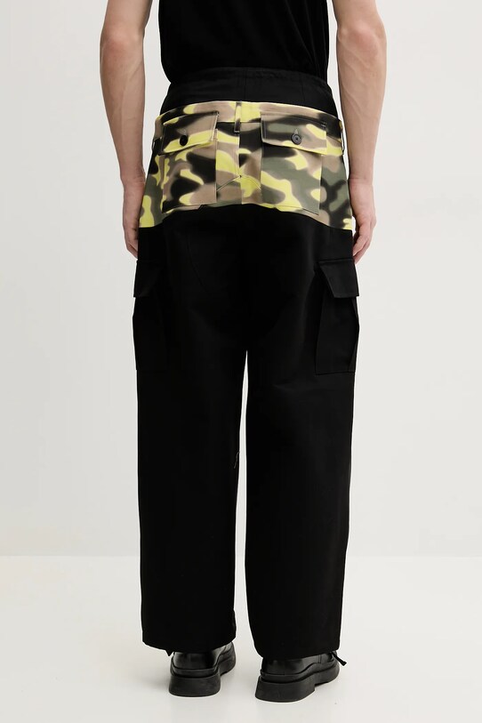 Îmbrăcăminte BLUEMARBLE pantaloni de bumbac PA80.CV07A25 negru