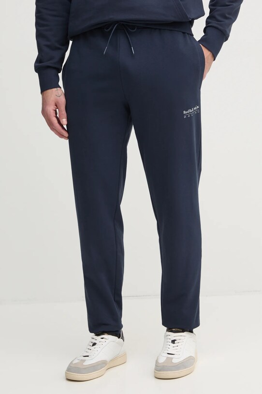 Red Bull Racing x Pepe Jeans pantaloni de trening ESSENTIAL JOGGER tricotaj bleumarin RM210003