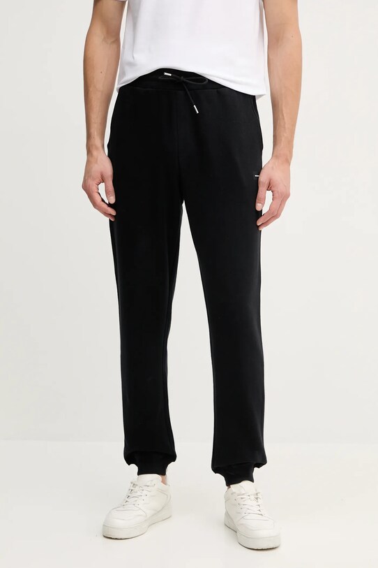 Karl Lagerfeld pantaloni de trening bumbac negru A1M44014