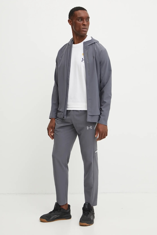 Under Armour pantaloni da allenamento Woven Utility 1389256 grigio SS25