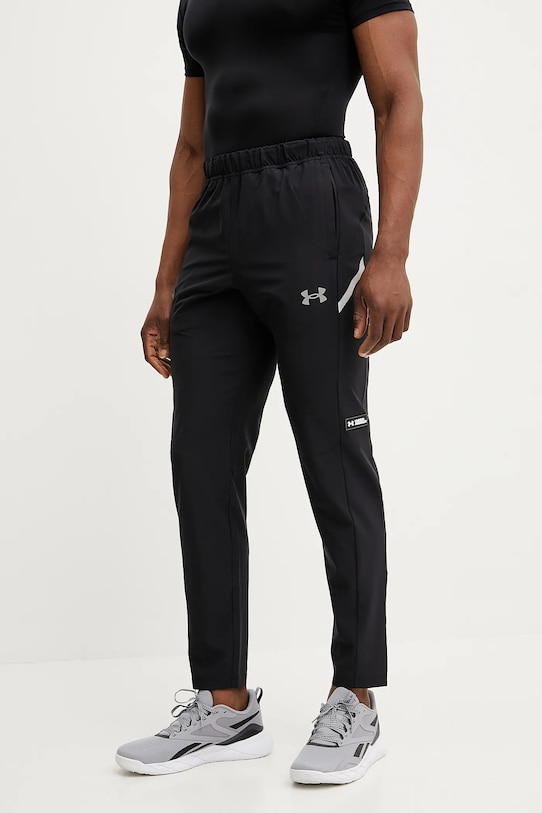 Under Armour spodnie treningowe Woven Utility z elastanem czarny 1389256