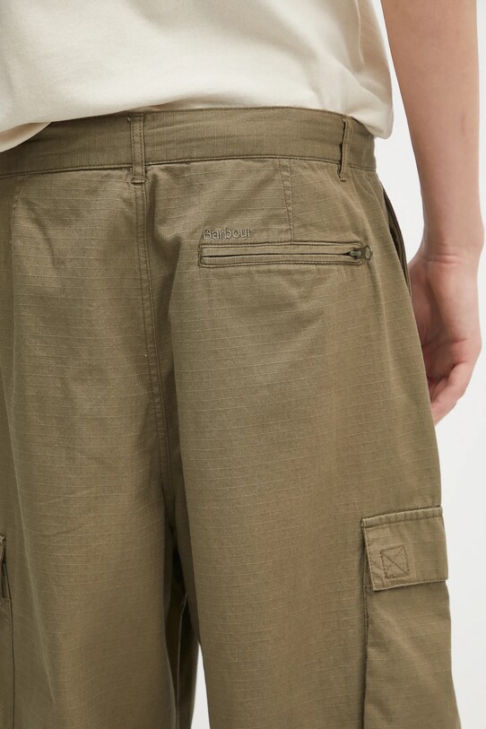 Бавовняні штани Barbour Barbour Westmorland Ripstop Trouser зелений MTR0762