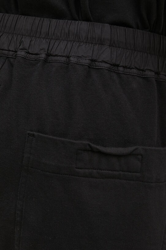 Rick Owens spodnie dresowe bawełniane Berlin Drawstring DU01E3392.RIG czarny