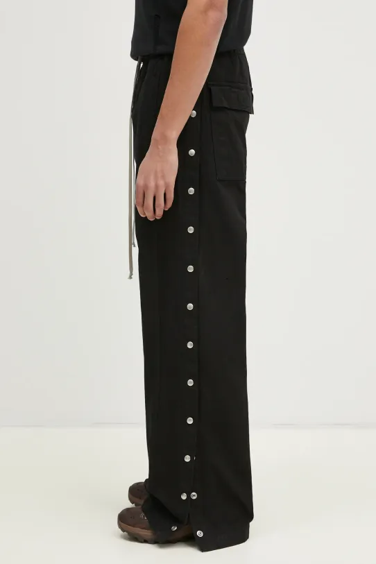 Rick Owens trousers Pusher DU01E3393.CVS black SS25