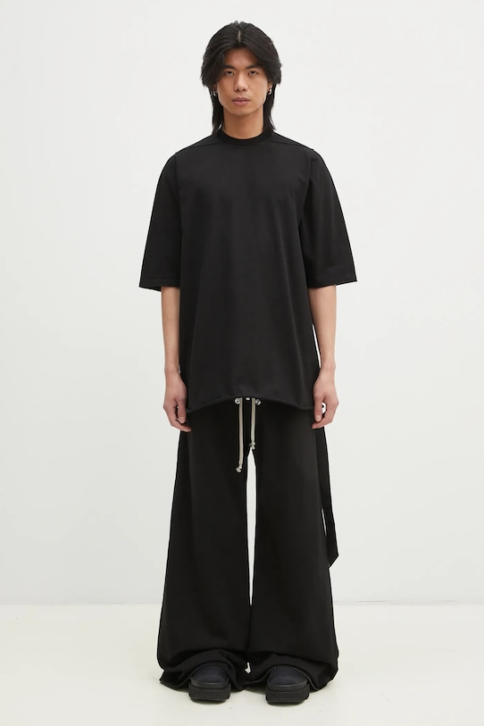 Rick Owens spodnie dresowe bawełniane Geth Belas DU01E3378.RIG
