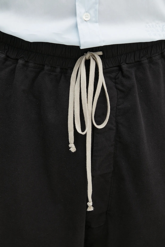 Bavlněné šortky Rick Owens Drawstring Pods černá DU01E3380.RIGP