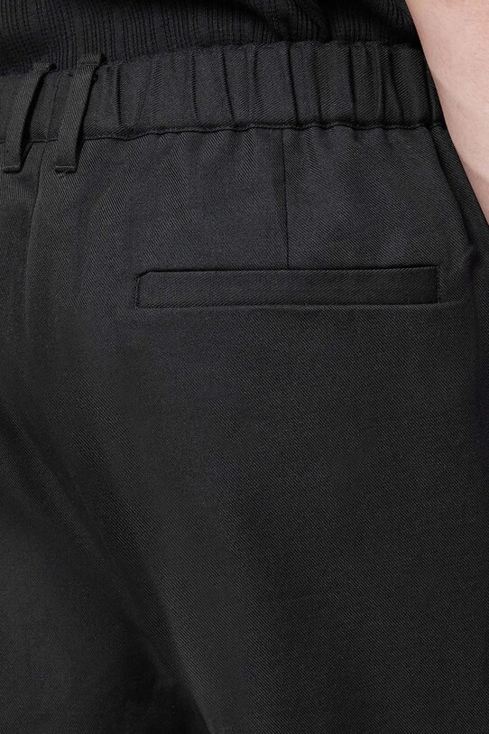 AllSaints pantaloni din lana LOCKE negru M001TD