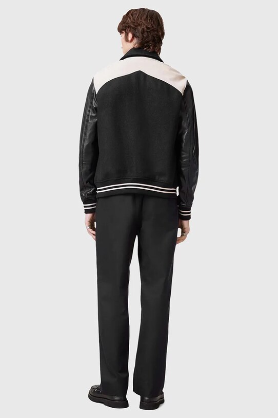 AllSaints pantaloni din lana LOCKE M001TD