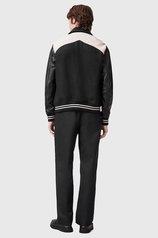 AllSaints pantaloni in misto lana LOCKE M001TD