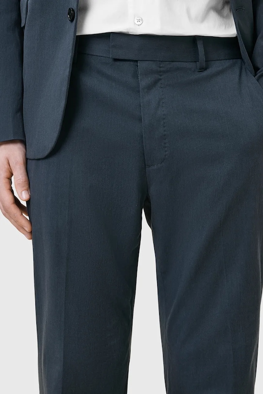 Odzież AllSaints spodnie BAY M018QC granatowy