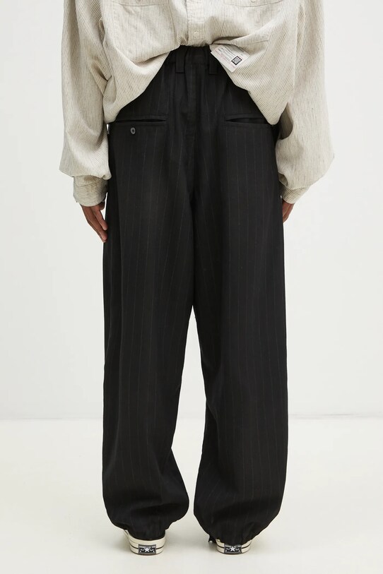 Clothing Maison MIHARA YASUHIRO wool trousers Wide Trousers A14PT032 black