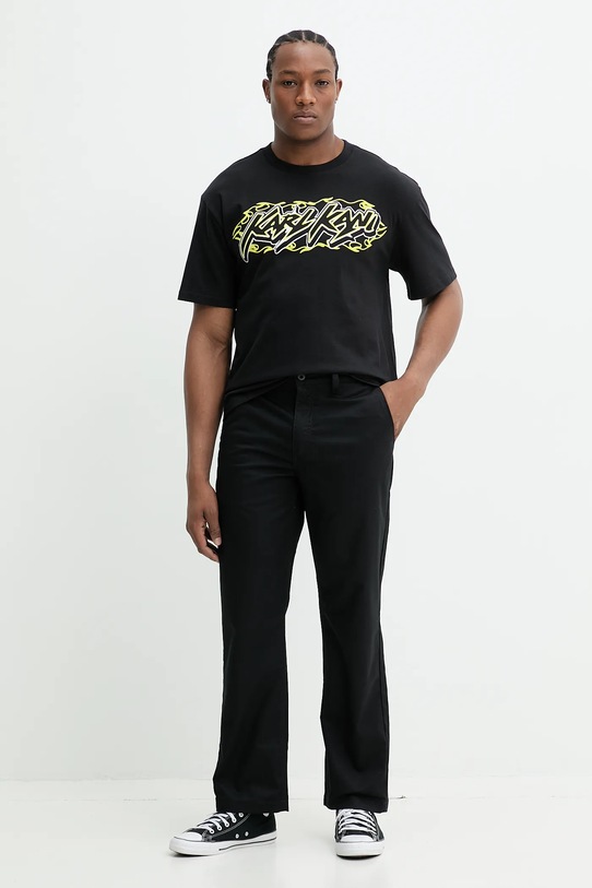 Vans pantaloni VN000HZBBLK1 negru SS25