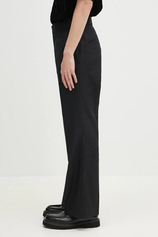 Needles pantaloni in lana Side Tab Boot-Cut QV095 nero SS25